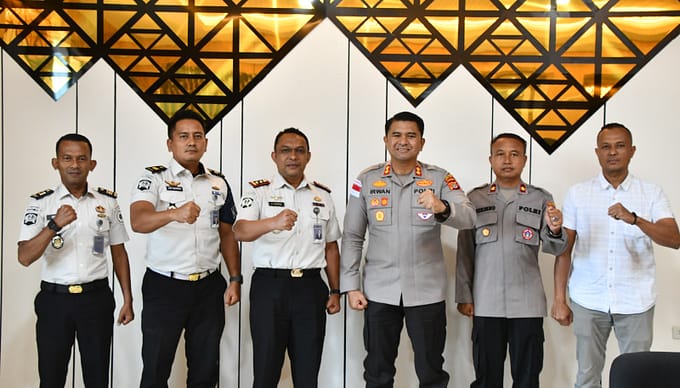 Pererat Koordinasi, Kalapas IIB Idi Kunjungi Mapolres Aceh Timur