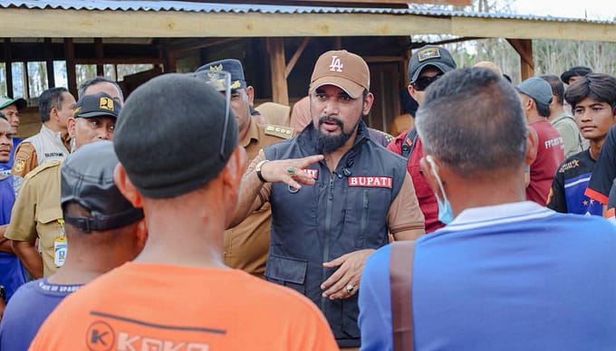 Pastikan Pemerataan Pendidikan, Bupati Al Farlaky Tinjau Lokasi Pembangunan SDN Sarah Gala