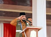 Bupati Aceh Timur Pimpin Apel Siaga Bencana Tahun 2025