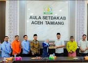 Bupati Armia Fahmi Terima Bantuan Kemanusiaan dari Bupati Serang saat Kunker