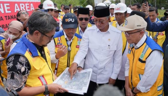 Menteri PU Tinjau Runtuhan Tebing Aceh Tengah, Strategis Penanganan Longsor Dipercepat