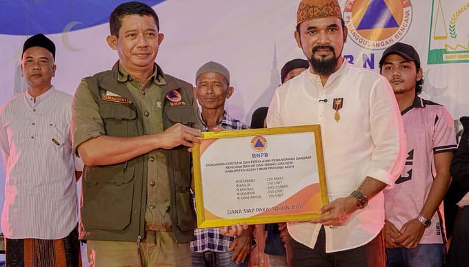 Bupati Al-Farlaky Sambut Kunker Kepala BNPB Di Aceh Timur