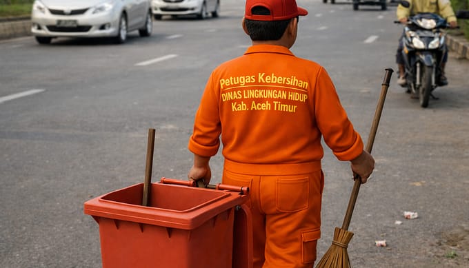 Sosok Penting di Setiap Sudut : Mengapa Kita Perlu Mengapresiasi Petugas Kebersihan Dinas Lingkungan Hidup Kabupaten Aceh Timur 