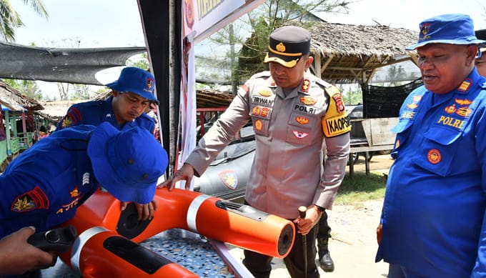 Polres Aceh Timur Dirikan Pos Taktis untuk Pengamanan Wisata Lebaran