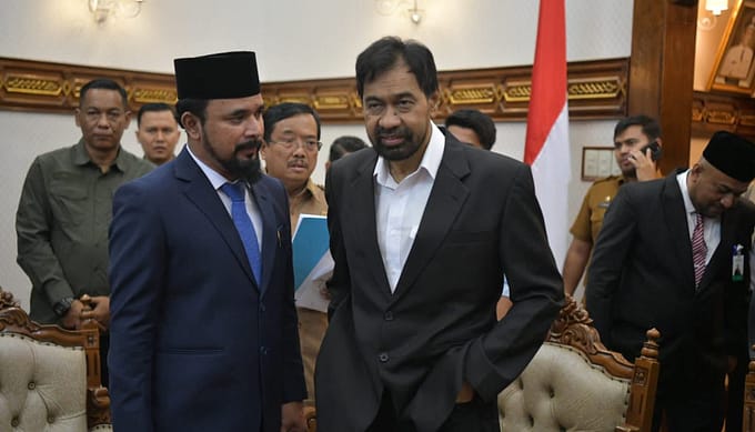 Bupati Al-Farlaky Hadiri RUPS Bank Aceh Syariah Tahun Buku 2025