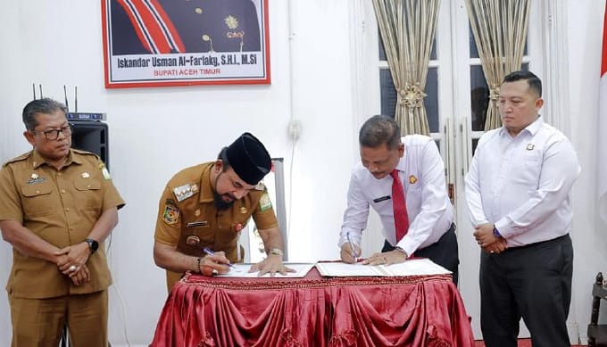 Perkuat Tata Kelola Pemerintahan, Pemkab dan Kejari Aceh Timur Jalin Sinergi Hukum
