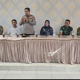 Kapolsek Seruway Temu Ramah dengan Muspika di Aula Kantor Camat Setempat